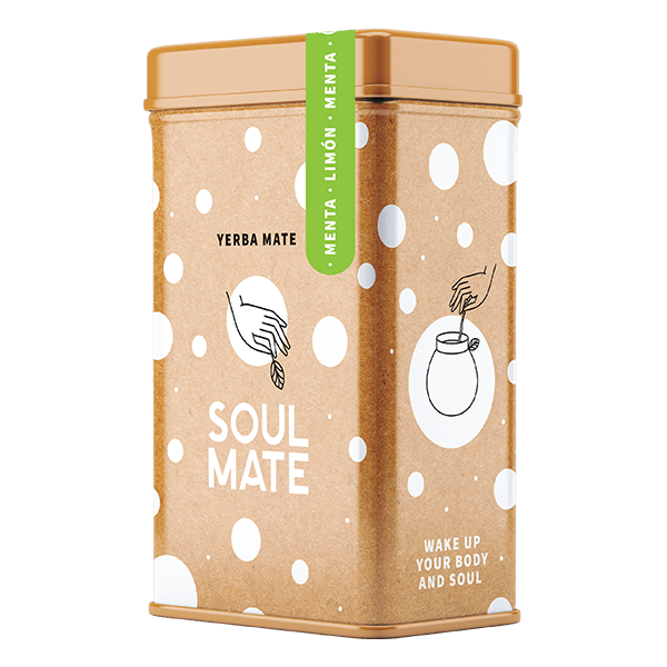 Yerbera – Metaldåse + Soul Mate Orgánica Menta Limon 0,5 kg