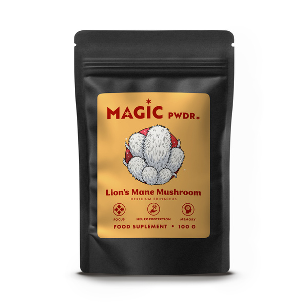 Magic Pwdr – Lion’s Mane – Pindsvinesvamp 100 g