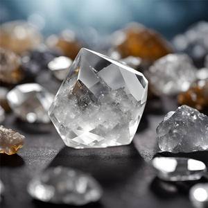 Sæt af natursten, krystaller og røgelse - esoterik, yoga, meditation