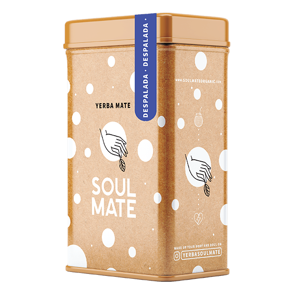 Yerbera – Metaldåse + Soul Mate Orgánica Despalada 0,5 kg