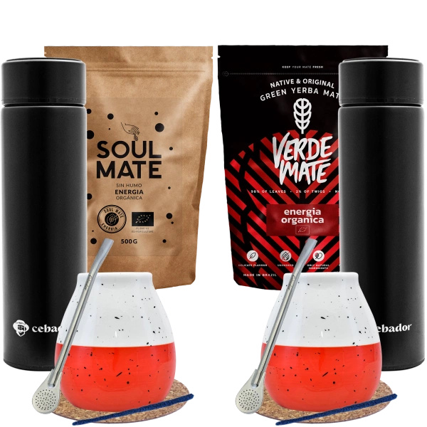 Yerba Mate Sæt til to + Termokande