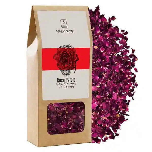 Mary Rose - Rød Rose 20g - rosenblomst (kronblade)