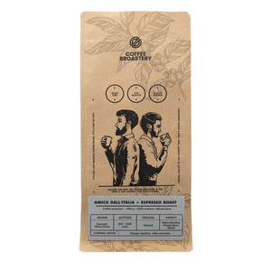Bro Coffee Roastery - Helbønnekaffe Amico dall'Italia Espresso Roast 400g