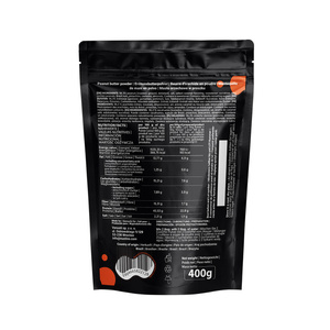 Nustino – Jordnøddesmør i pulverform – Salted Caramel (uden tilsat sukker) 400 g
