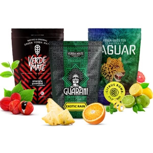 Yerba Mate bedste frugtsæt 3x500g