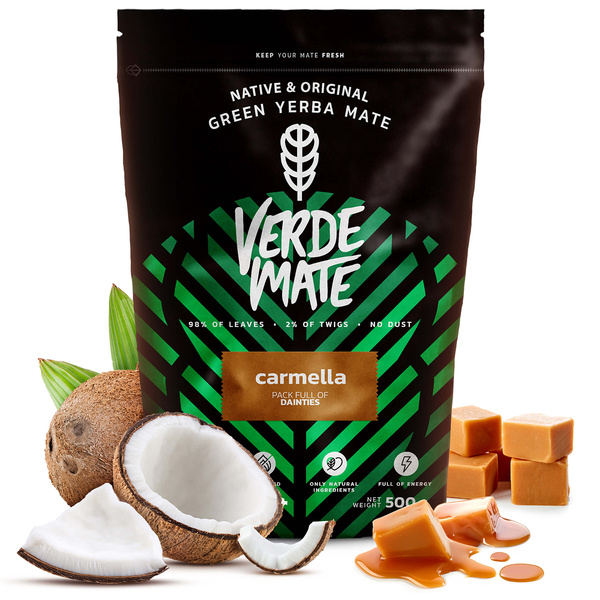 Yerba Mate Sæt Verde Mate 500g 0,5kg Kalabas + Bombilla