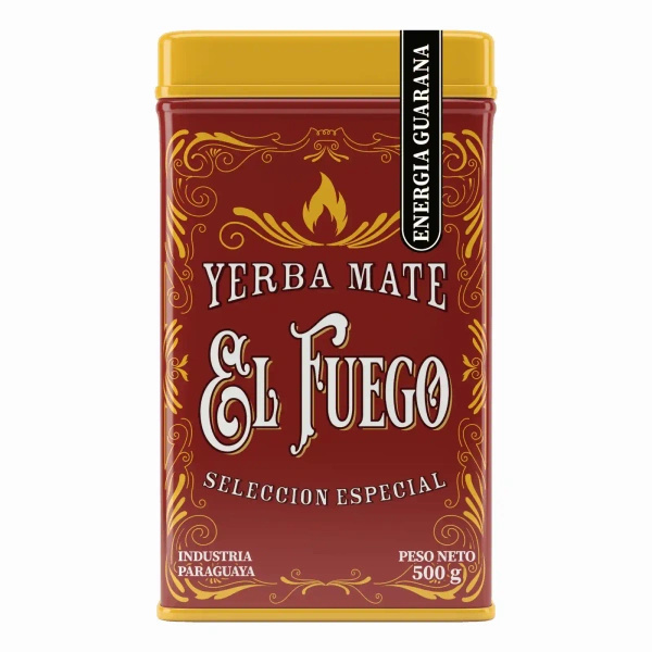 Yerbera – Metaldåse + El Fuego Energia Guarana 0,5 kg