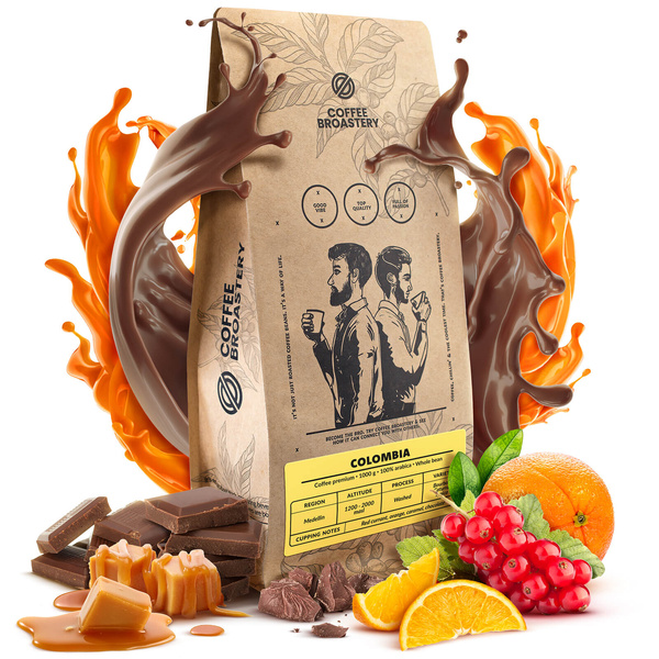 Bro Coffee Roastery - Helbønnekaffe Colombia Medellin Premium 1kg