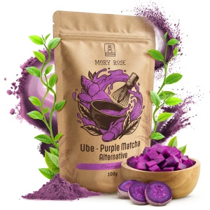 Mary Rose – Purple Matcha Alternative – Ube (pulver) 100 g