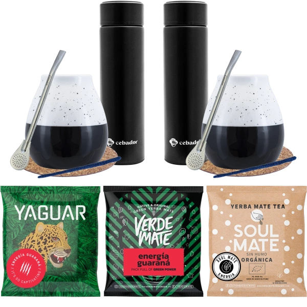 STORT YERBA MATE-STARTSÆT TIL TO PERSONER