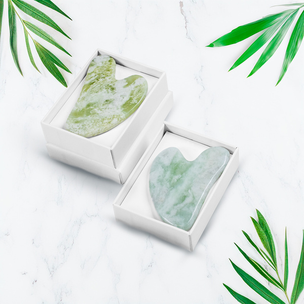Gua Sha-massagesten - jade