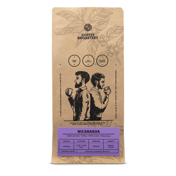 Sæt Coffee Broastery Nicaragua Colibrí Azul + Brazil Guaxupe 2x1kg (2kg)