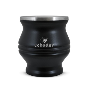 TermoColador – termokop til yerba mate – 190 ml (sort)