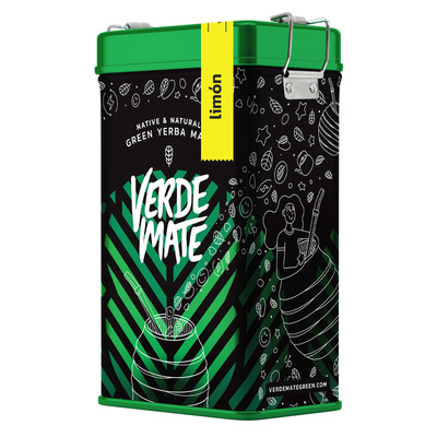 Yerbera – Metaldåse + Verde Mate Green Limón 0,5 kg