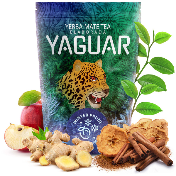 Vintergavesæt Yerba Mate Yaguar Winter Prune 0,5kg