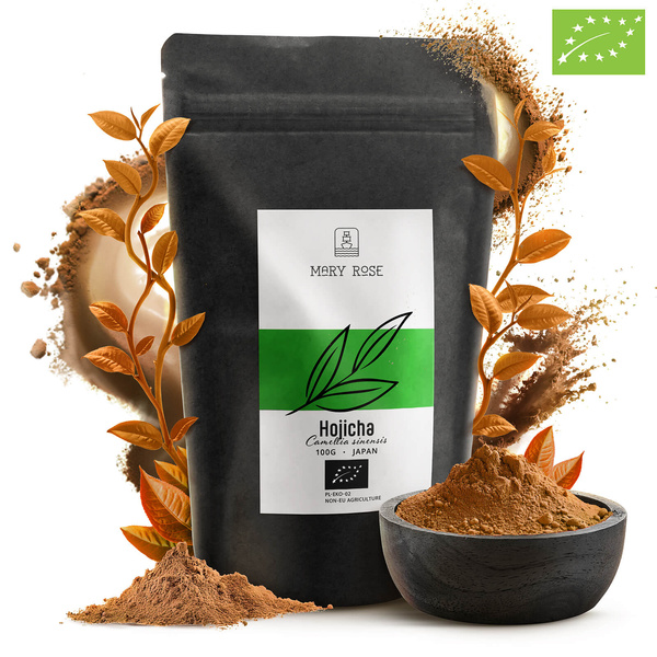 Mary Rose – Ristet grøn te Hojicha Powder (BIO) 100 g