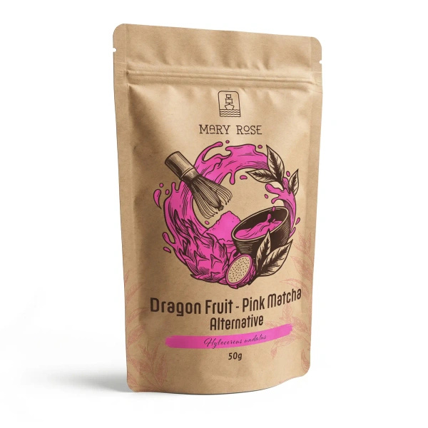 Mary Rose – Pink Matcha Alternative – Dragon fruit (pulver) 50 g