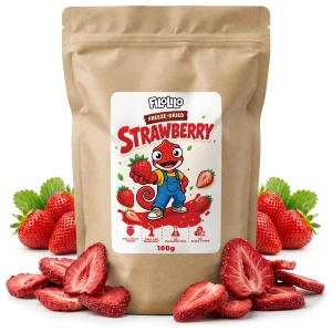 FiloLilo – Frysetørrede jordbær (skiver) 100 g