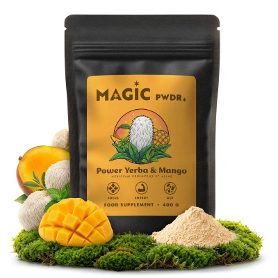 Magic Pwdr – Power Yerba & Mango – Focus & Gut Blend 400 g