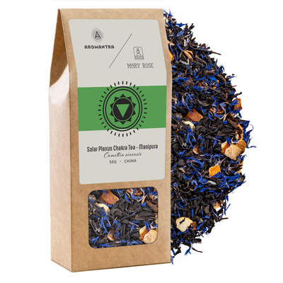 Aromantra x Mary Rose – Solar Plexus-chakra te Manipura (sort te) 50 g