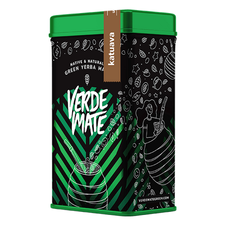 Yerbera – Metaldåse + Verde Mate Green Katuava 0,5 kg