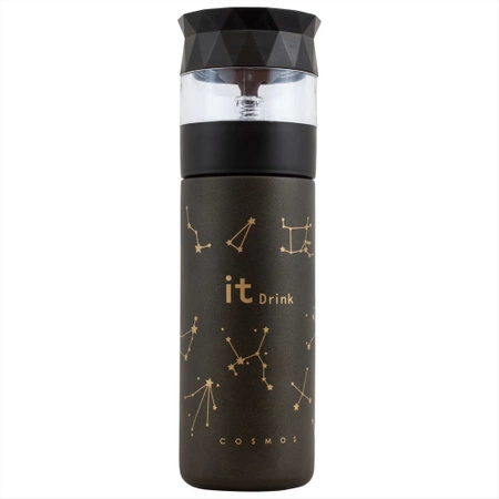 Infuser med termokrus 350 ml - yerba mate / te (sort)