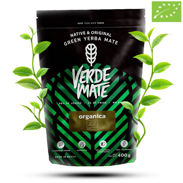 Yerba Mate Sæt Verde Mate 400g 0,4kg Kalabas + Bombilla
