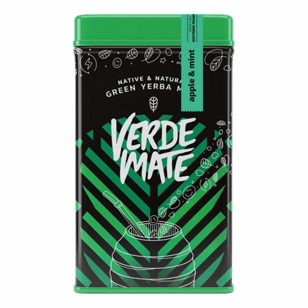 Yerbera – Metaldåse + Verde Mate Green Apple & Mint 0,5 kg