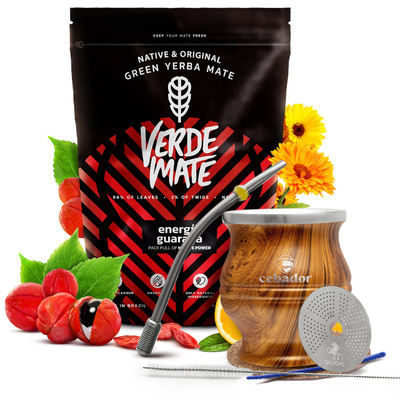 Sæt Yerba Verde Mate Energia 0,5kg + TermoColador