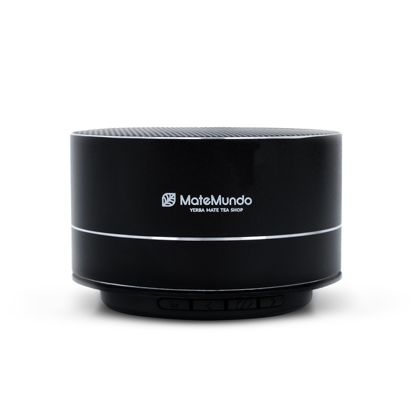 Højttaler med MateMundo-logo