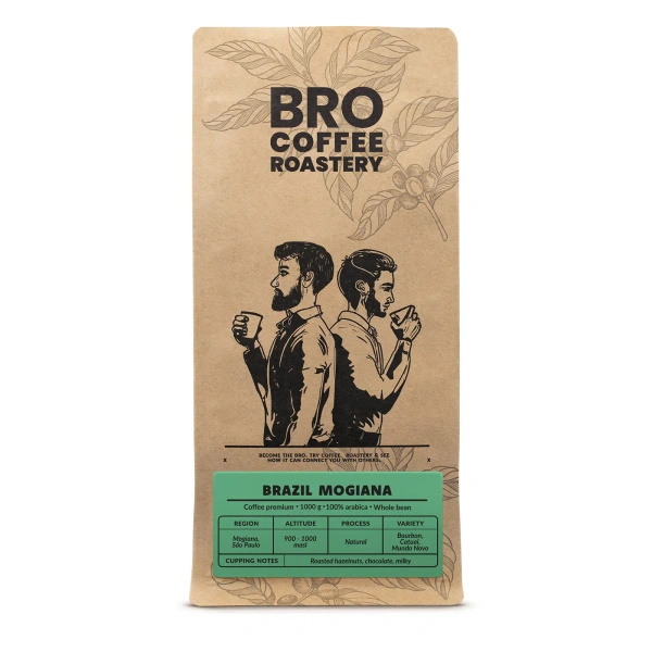 Bro Coffee Roastery – Helbønnekaffe Brazil Mogiana Premium 1 kg