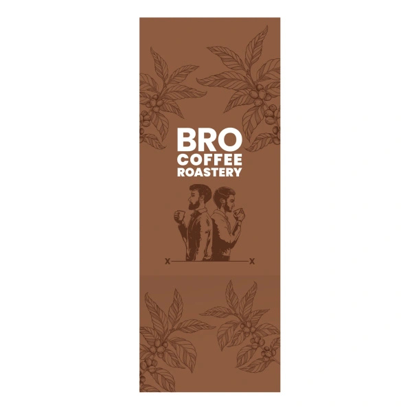 Banderole til gaveæske med Bro Coffee Roastery-logo – stor