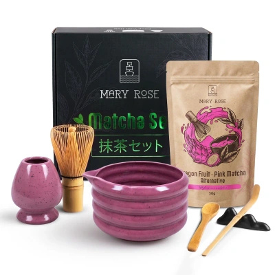 Gavesæt til at tilberede Pink Matcha