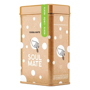 Yerbera – Metaldåse + Soul Mate Orgánica Menta Limon 0,5 kg