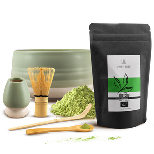 PREMIUM-sæt til brygning af matcha-te: japansk økologisk matcha 30g + tilbehør