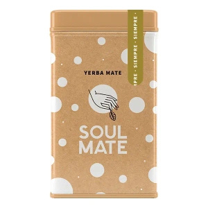 Yerbera – Metaldåse + Soul Mate Orgánica Siempre 0,5 kg