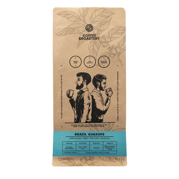 Bro Coffee Roastery - Helbønnekaffe Brazil Guaxupe Premium 400g