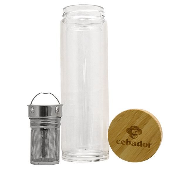 Mate to Go - glastermokande med infuser - 300 ml