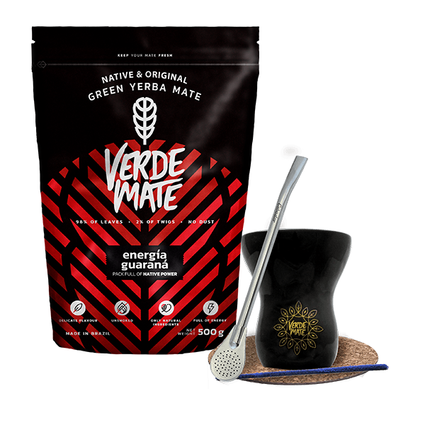 Startsæt Bombilla Mate Cup + mate-te Verde
