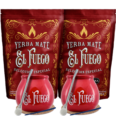 Yerba Mate El Fuego er klar til to Bombilla POWER