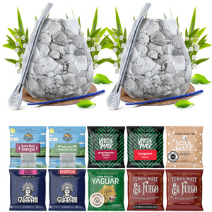Yerba Mate Sæt TIL TO Kalabas Bombilla