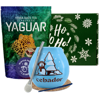 Vintergavesæt Yerba Mate Yaguar Winter Prune 0,5kg