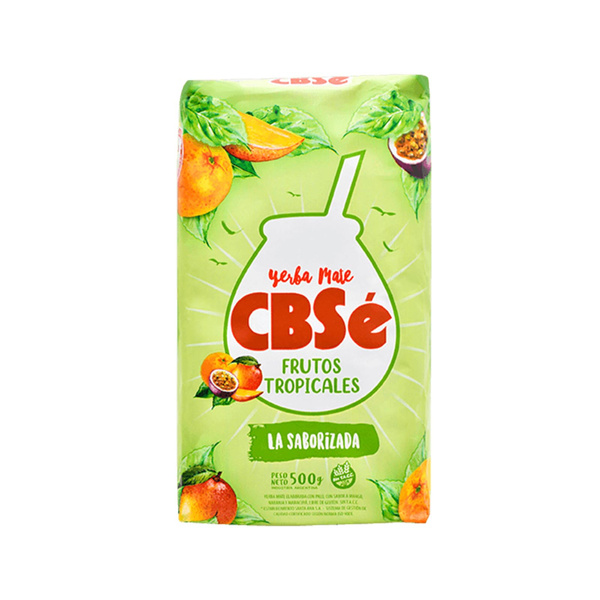 Yerba Mate Sæt 2 x CBSe Energia Guarana Frutos Tropicales 0,5kg