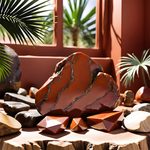 Sæt af natursten, krystaller og røgelse - esoterik, yoga, meditation