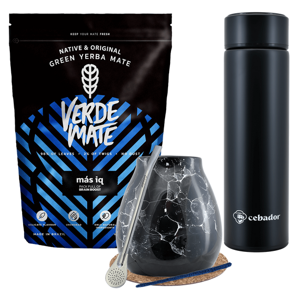 Yerba Verde Mate MAS IQ 500g termokande sæt 7.0 