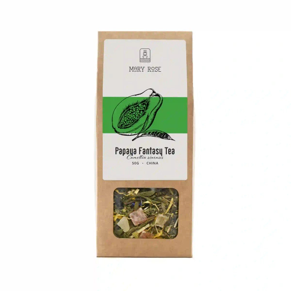 Mary Rose - Papaya Fantasy Grøn Te - 50g