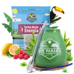 Yerba Mate sæt 50g Kalabas + Bombilla