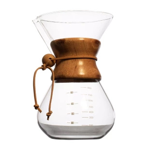Chemex‑type kaffebrygger 800 ml + genanvendeligt filter