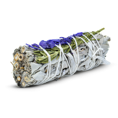 Hvid Salvie med lavendel og rosmarin - Røgelse 20-30g (bundt)