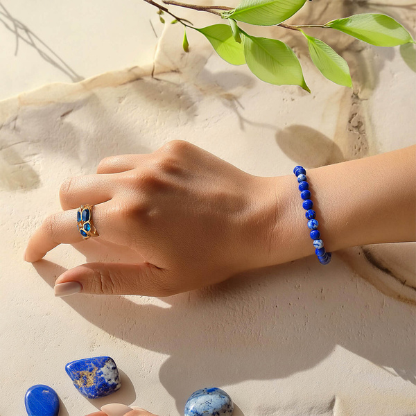 Armbånd med lapis lazuli
